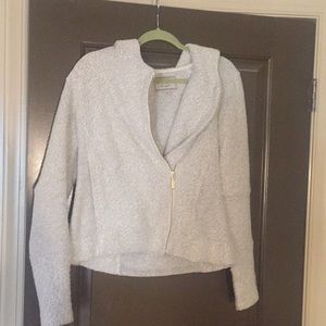 Lucky Brand Double-Breasted Zip-up Hooded Jacket